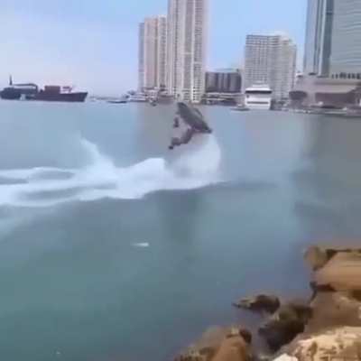 Jet ski backflips