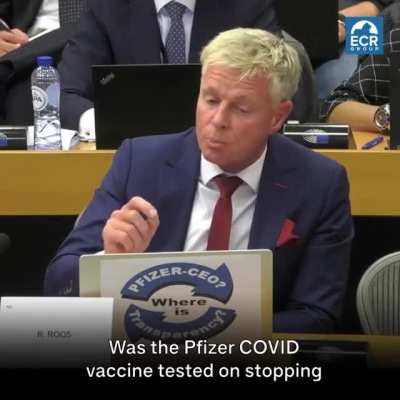 In COVID hearing, Pfizer director admits the vaccine was never tested on preventing transmission. "Get vaccinated for others" was always a lie and the only purpose of the COVID passport was to force people to get vaccinated.