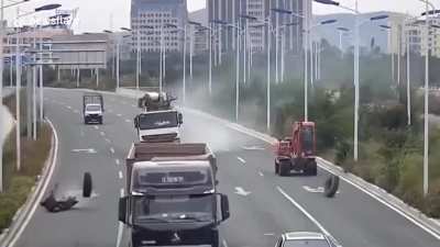 Devastating blow from behind