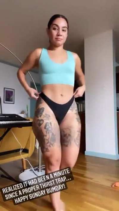 Are we more thirsty for the tease or is she more thirsty for the attention the tease attracts?