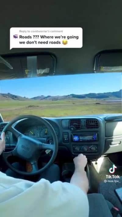 Where we&rsquo;re going we don&rsquo;t need roads