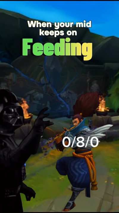 When your mid keeps Feeding 😡🤬