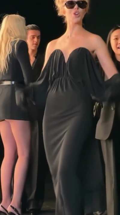 cheeky in the background