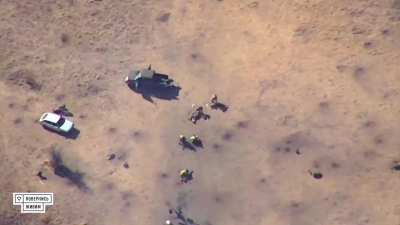A SHARK UAV observed how GMLRS cluster munition struck a Russian training ground with military personnel present. Collaboration by the 128th Mountain Assault Brigade and the 15th Separate Artillery Reconnaissance Brigade "Chornyi Lis" in the South