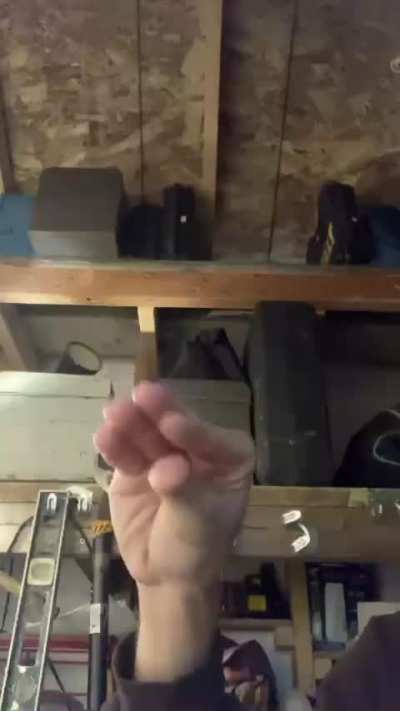 Larry the Cucumber sings &ldquo;My Way&rdquo; *a cappella* in a shed during a rain storm