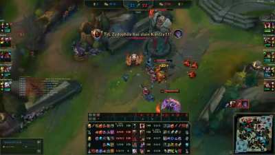 RNG Cryin buying mobi boots and running it down in EUW SoloQ