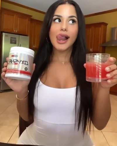 Tongue out