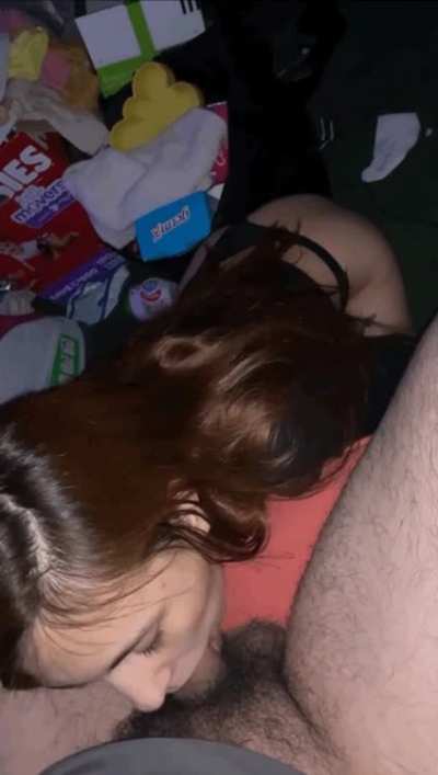 Sucking some dick in my undies