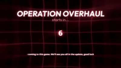 CONCEPT of an in-game update countdown