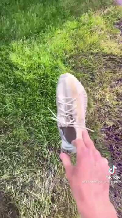 Just touching some water