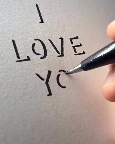 3D Lettering Style