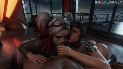 Harley & Catwoman (AXENANIM) [Batman, DC]