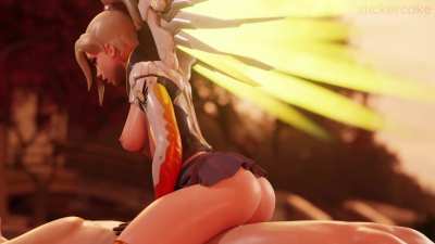 Mercy Riding Cowgirl (with sound)