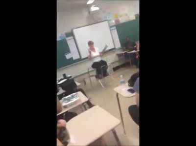 Kid beatboxes while teacher reads Dr. Seuss