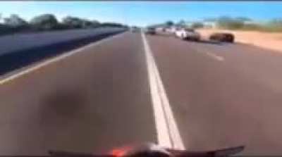 WCGW lane splitting at well over 100mph.