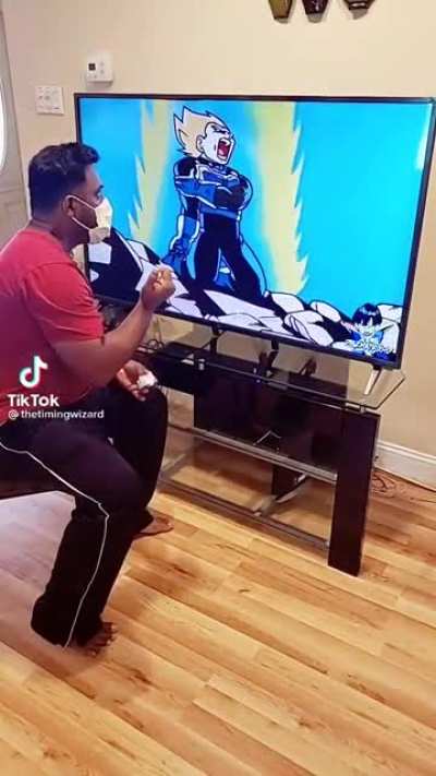 Vegeta gets a shot