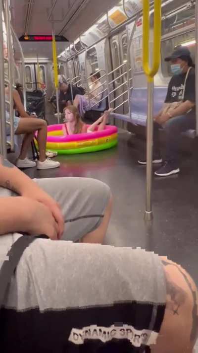"Going for that musky subway beach vibe" 