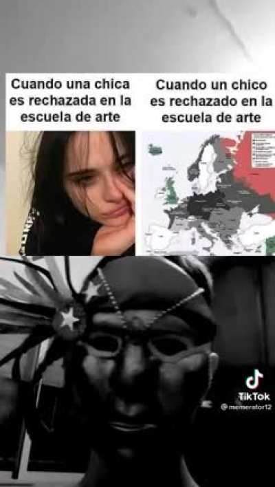 Contexto a hit*e lo rechazaron en la escuela de arte