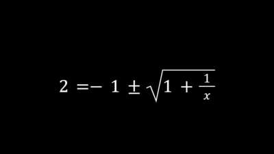 8x=1; x=?