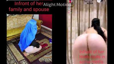 Thanks to the evolution of internet and social media, now the repressed Msluts can create their secret, alternate account to explore real hindu men to satisfy them. The truth of Msluts are being displayed here this is Fatima and her desire to satisfy the 