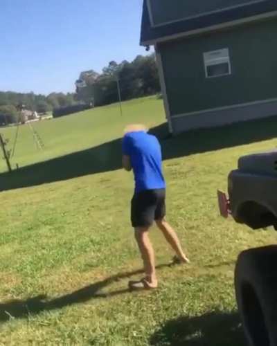 Learned what recoil is the painful way