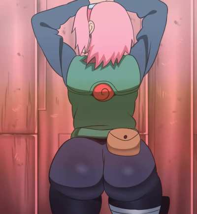 Sakura shaking her ass (D-ART)