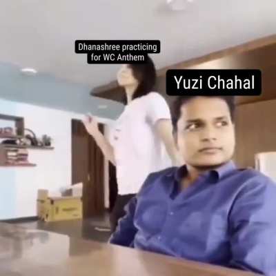 CWC'23 appearances - Dhanashree: 1, Yuzi: 0