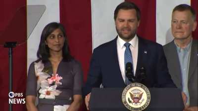 JD Vance - ''Here's the thing. The cameras are all on; anything I say, no matter how crazy, she has to smile, laugh, and celebrate it.''
