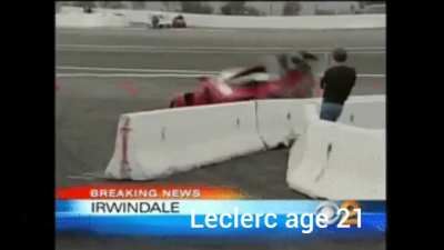 Footage from Leclerc's childhood in Monaco
