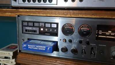 The 8 track tape soundtrack of Rocky Horror Picture Show has a track change in the worst spot