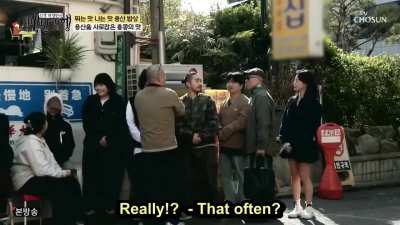 [Eng Sub] Jeon Somin on "백반기행 | Baekban Gihaeng | Homestyle Meal Trip" - edited together some moments. Topics touched upon: her neighborhood, why she feels she's made it, Running Man, malicious comments, marriage, who she'd recommend as the next guest. Mo