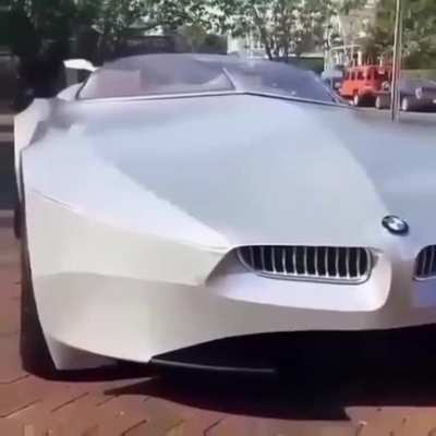 BMW gina light concept car with stretchable skin