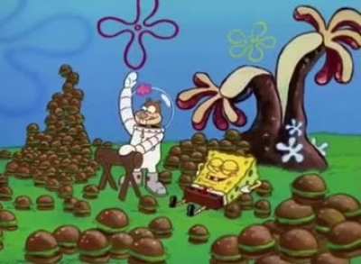 row Mr krabs do karate? 