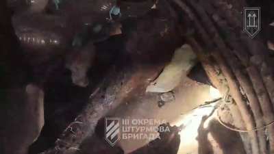 UAF 3rd Assault Brigade Dismount and take Russian positions under mortar fire