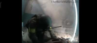 Ukrainian Soldier records his last moments during urban combat with Russian Wagner mercenaries in Bakhmut. (⚠️TRIGGER WARNING ⚠️) Watch horizontal for better quality