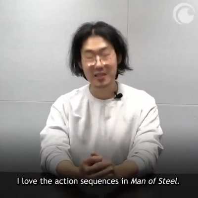 MOS: Anime creator Yongje Park says that out of recent Superhero movies Zack Snyder's Man of Steel is the best movie in terms of quality of the action sequences.