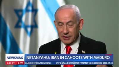 Pathological liar, ICC-wanted war criminal, Israeli Prime Minister Benjamin Netanyahu promotes US war on Venezuela by claiming Iran, Hezbollah, and Hamas are in cahoots with Maduro.