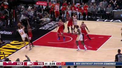 [Highlight] Bogdan Bogdanovic channels his inner Larry Bird and makes a tough shot over the backboard