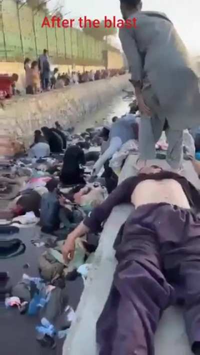 Aftermath of blast at Kabul airport :-(
