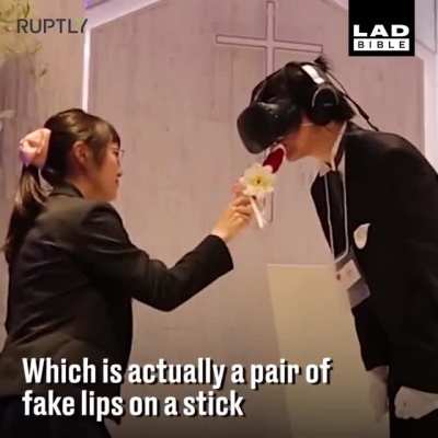 Every neckbeard's dream come true: An anime VR wedding