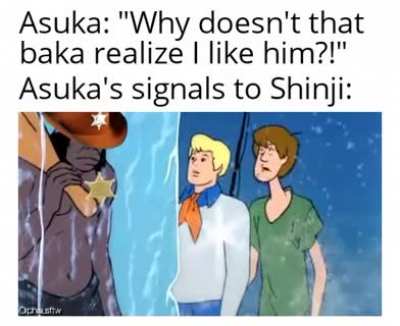 To be fair, thermal expansion and kissing "out of boredom" were dead giveaways but just about everything else I can't really blame Shinji for missing.