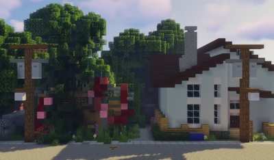 "TIME" - a stop motion movie i made about an Asian neighborhood in Minecraft