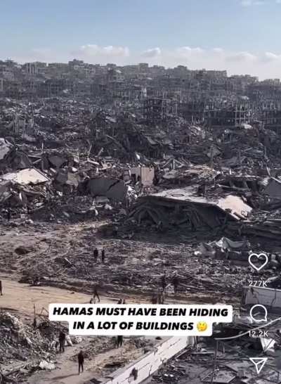 Una vista de Gaza