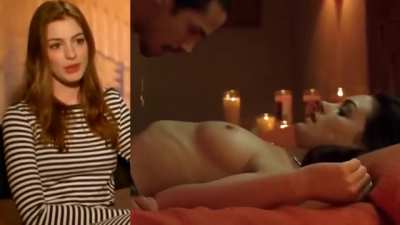Anne Hathaway on/off