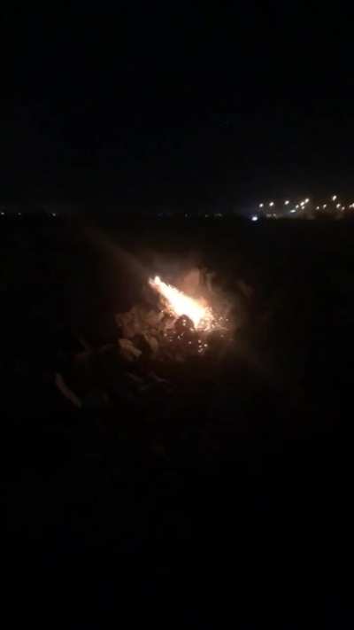 Playing around tapping fireworks together