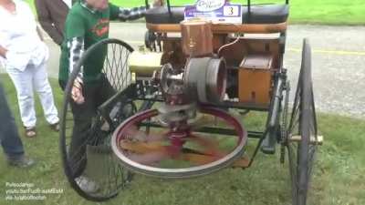 World's first production automobile Benz Patent-Motorwagen costing $150 in 1885 (equivalent to $4,268 today)