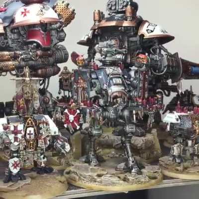 Black Templar Dreadnoughts &amp;amp; Allied Knights