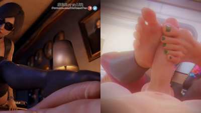 Split Screen [FOOTJOB]
