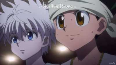 Found that angelic TikTok audio that also sounds like Gon & Killua, and made a music video to it (anime spoiler)