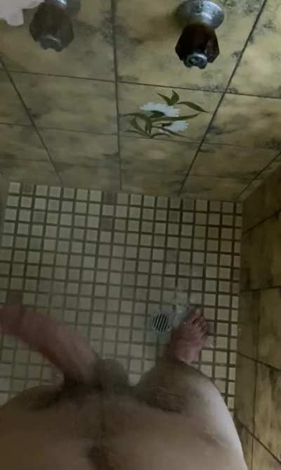 Got hard while in the shower😉 hope the quality isn&rsquo;t too bad this time